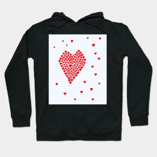 Hearts in a heart Hoodie